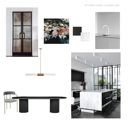 KITCHEN & DINING | MODERN LUXE Interior Design Mood Board by laurenmanning on Style Sourcebook