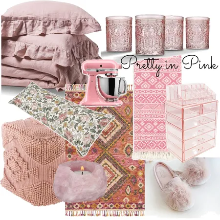 Pretty in Pink! Interior Design Mood Board by Twist My Armoire on Style Sourcebook