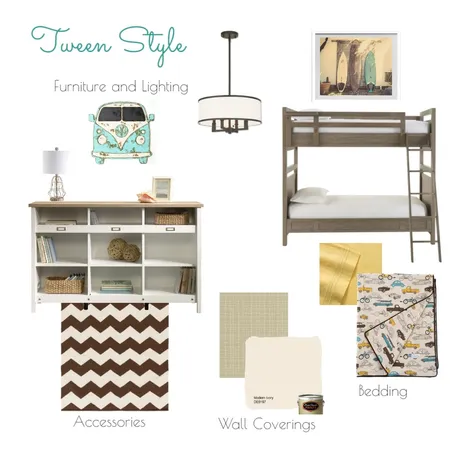 Tween Style Interior Design Mood Board by Kimberly George Interiors on Style Sourcebook