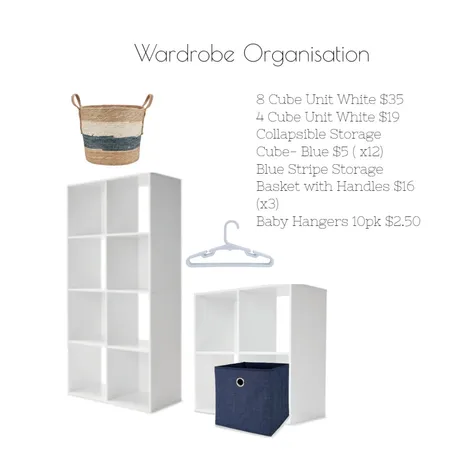 Carter's Room: Wardrobe Organisation Interior Design Mood Board by Sanderson Interiors on Style Sourcebook