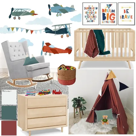 Boys Nursery Interior Design Mood Board by NatalieSakoulas on Style Sourcebook