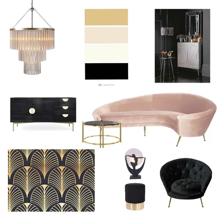 Art Deco Interior Design Mood Board by Ngribble on Style Sourcebook