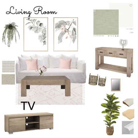 Living room-Module 9 Interior Design Mood Board by brittanymawson on Style Sourcebook