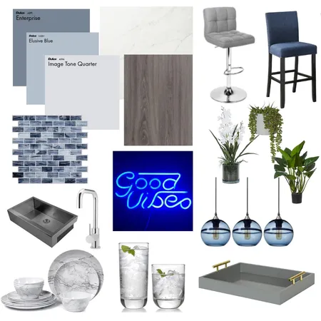 blue Interior Design Mood Board by jels876 on Style Sourcebook