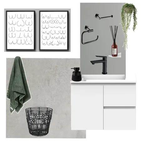 Powder Room Mood Board Interior Design Mood Board by rebeccazullo on Style Sourcebook