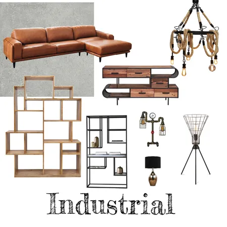 industrial Interior Design Mood Board by Black Bear Design on Style Sourcebook
