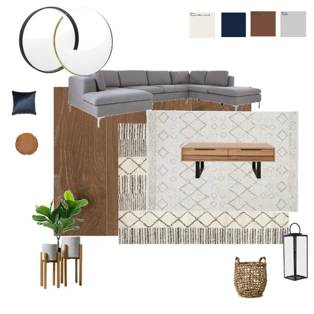 farmhouse living room Interior Design Mood Board by abbysinspo on Style Sourcebook