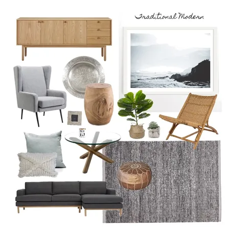 Traditional Modern Living Room Interior Design Mood Board by nel767 on Style Sourcebook