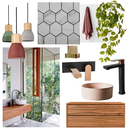 bathroom Interior Design Mood Board by Plants By Bela on Style Sourcebook