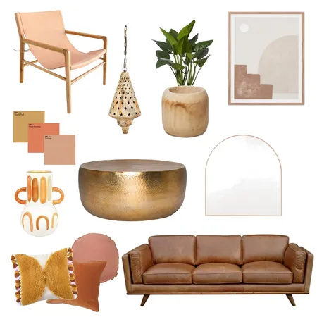 Lounge Interior Design Mood Board by Oak & Stone Design on Style Sourcebook