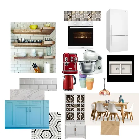 Retro Kitchen Interior Design Mood Board by Susana on Style Sourcebook