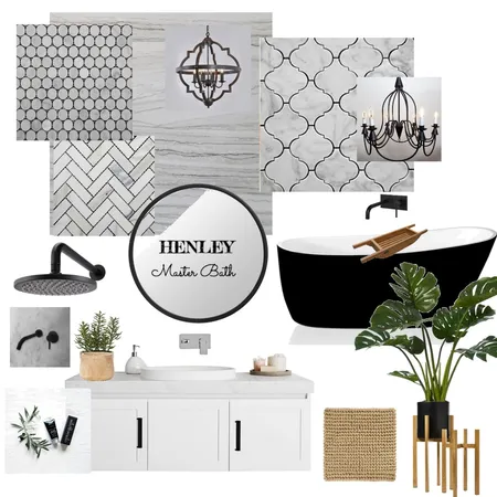 HENLEY Master Bath Interior Design Mood Board by Angela Henley on Style Sourcebook