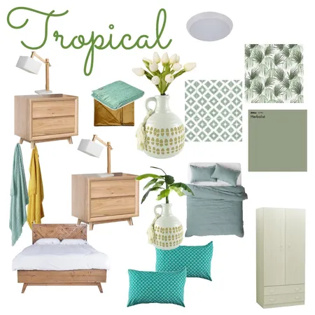 Tropical Interior Design Mood Board by aidanlwells on Style Sourcebook