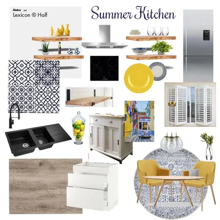 Summer Kitchen Interior Design Mood Board by Melissa Taylor Nikolova on Style Sourcebook