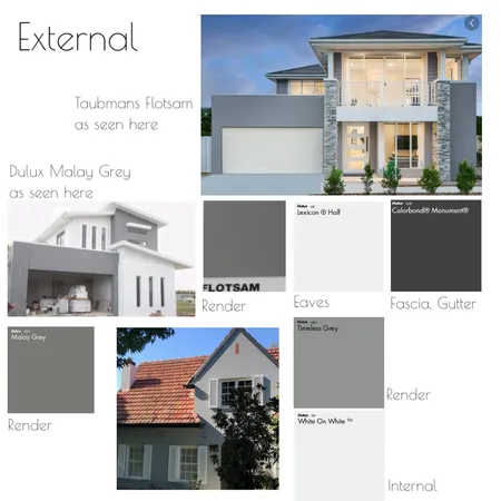 Exterior Thomas Ave Interior Design Mood Board by Batya Bassin on Style Sourcebook