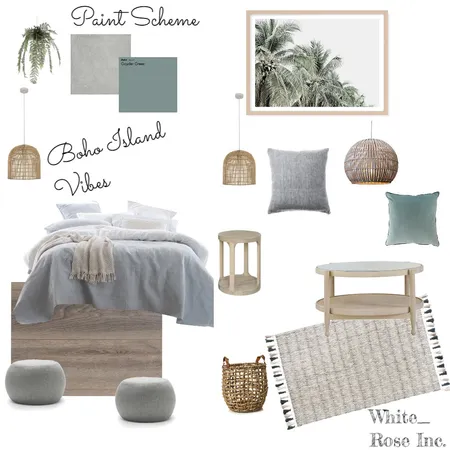 Boho Bedroom Interior Design Mood Board by DaniellaRuthNatasha on Style Sourcebook