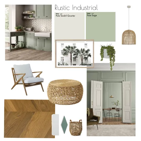 Rustic Industrial Interior Design Mood Board by MadelineK on Style Sourcebook