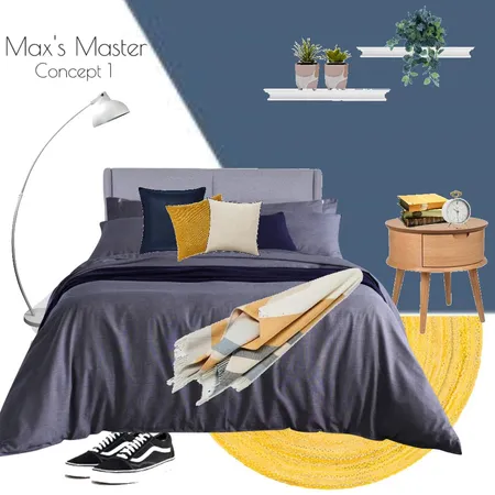 Max's Master 1 Interior Design Mood Board by Blush Interior Styling on Style Sourcebook