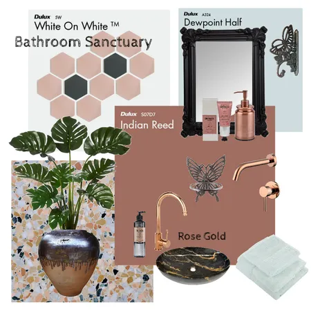 Rose Pink bathroom Interior Design Mood Board by Botanical_Dreamer on Style Sourcebook