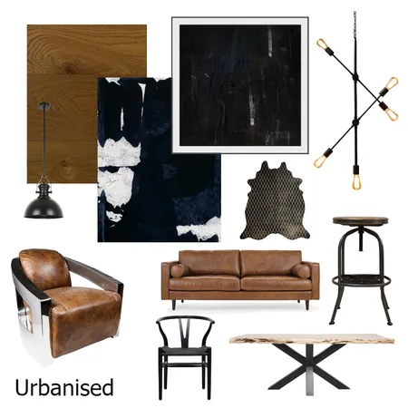 Urbanised Interior Design Mood Board by Unearth Interiors on Style Sourcebook