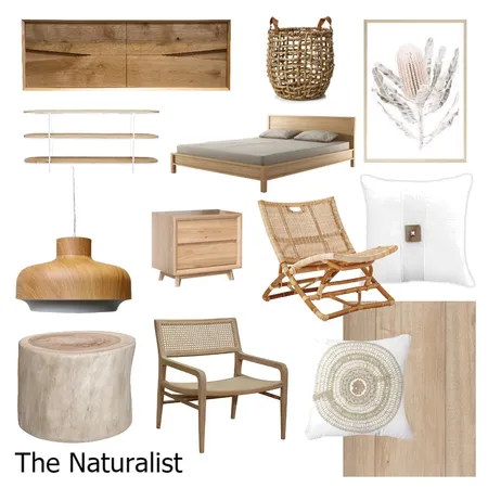 The Naturalist Interior Design Mood Board by Unearth Interiors on Style Sourcebook