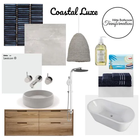 Coastal Luxe Package Interior Design Mood Board by Hilite Bathrooms on Style Sourcebook