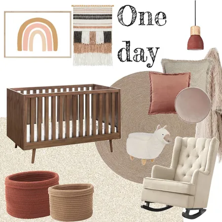 nursery Interior Design Mood Board by Jlouise