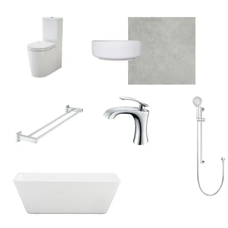 Bathroom Interior Design Mood Board by J