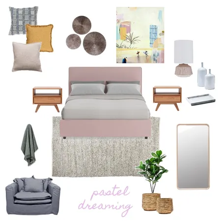 Pastel Dreaming Interior Design Mood Board by Designing Spaces on Style Sourcebook