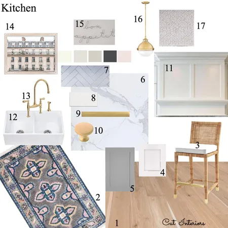 Module 9 Kitchen Interior Design Mood Board by Cat1 on Style Sourcebook