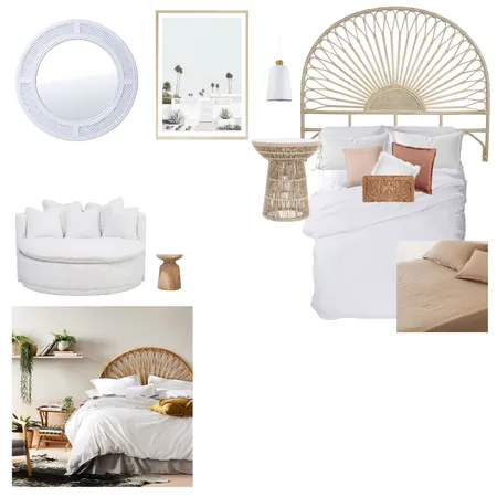 Bedroom Boho Interior Design Mood Board by athomewithcaitlyn on Style Sourcebook