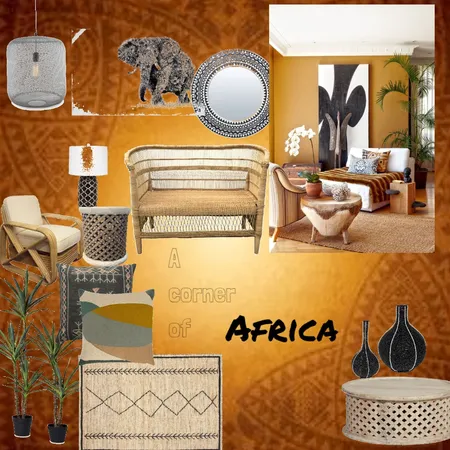 A corner of Africa Interior Design Mood Board by Laczi Emôke on Style Sourcebook