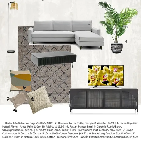 Mod 10 - Sample Board Interior Design Mood Board by apagel on Style Sourcebook