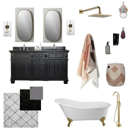 Bath Eclectic Studio Interior Design Mood Board by Anita Csher on Style Sourcebook