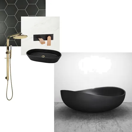 Modern Bathroom Touch of luxe Interior Design Mood Board by courtsymons on Style Sourcebook