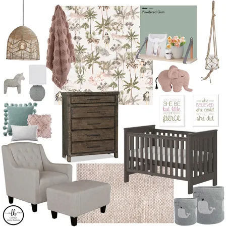 Girls Nursery Interior Design Mood Board by LionHeart on Style Sourcebook