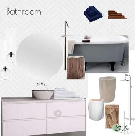 Ensuite Thomas Ave Interior Design Mood Board by Batya Bassin on Style Sourcebook