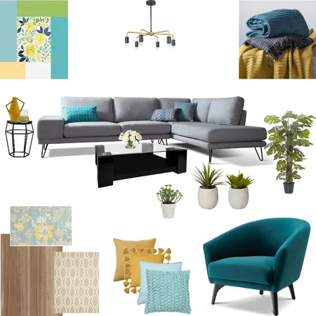 Living room mood board Interior Design Mood Board by Sujoya on Style Sourcebook