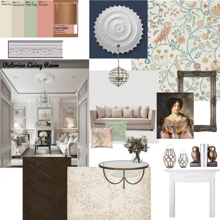 Victorian Living Room Interior Design Mood Board by Jing Yeap Designs on Style Sourcebook