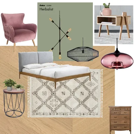 לוח השראה חדר שינה Interior Design Mood Board by kl studio on Style Sourcebook