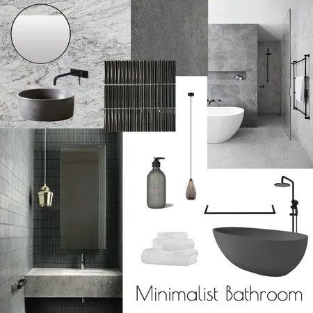 Minimalist Bathroom Interior Design Mood Board by Olive House Designs on Style Sourcebook