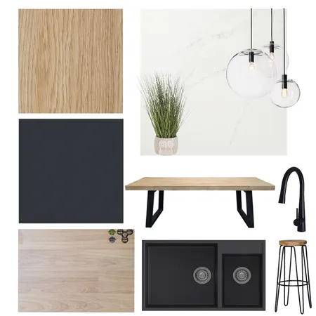 KITCHEN DARK Interior Design Mood Board by nicoleseona on Style Sourcebook