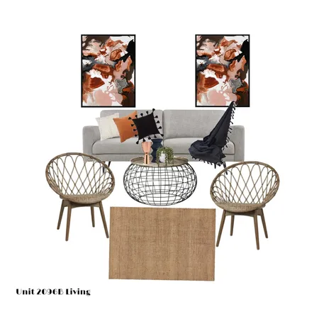 Unit 2096B Living Interior Design Mood Board by MimRomano on Style Sourcebook