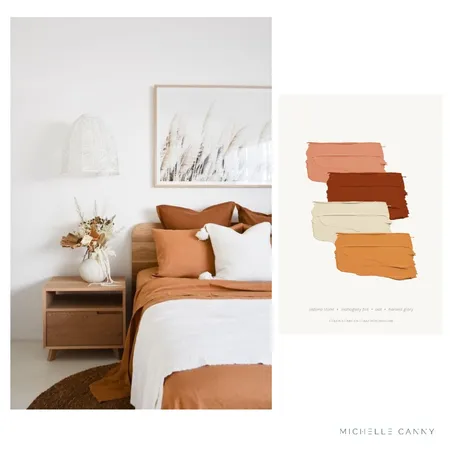 Bedroom Colour Palette Interior Design Mood Board by Michelle Canny Interiors on Style Sourcebook