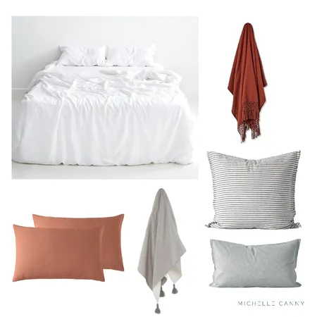 Bedroom Bedding Interior Design Mood Board by Michelle Canny Interiors on Style Sourcebook