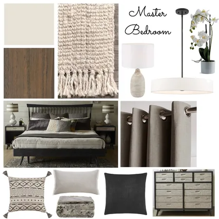 Master Bedroom Interior Design Mood Board by DANIELLE'S DESIGN CONCEPTS on Style Sourcebook