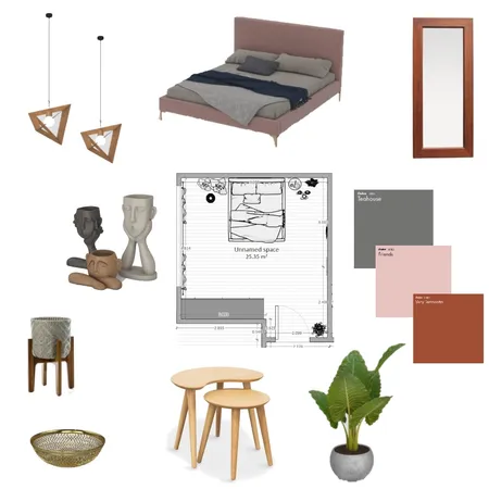 bed  room Interior Design Mood Board by DESIGNER on Style Sourcebook