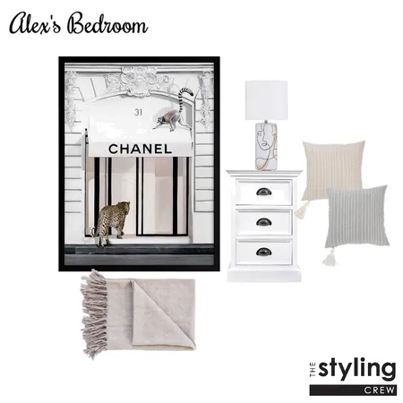 Alex's Bedroom Interior Design Mood Board by the_styling_crew on Style Sourcebook