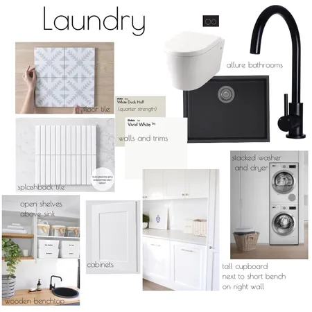 Laundry Interior Design Mood Board by Ebcocopops on Style Sourcebook