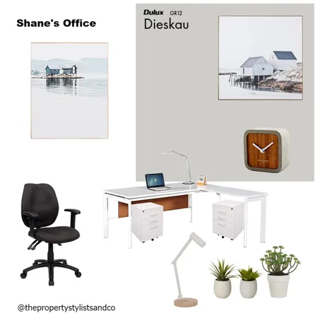 Shanes Office Space Interior Design Mood Board by The Property Stylists & Co on Style Sourcebook